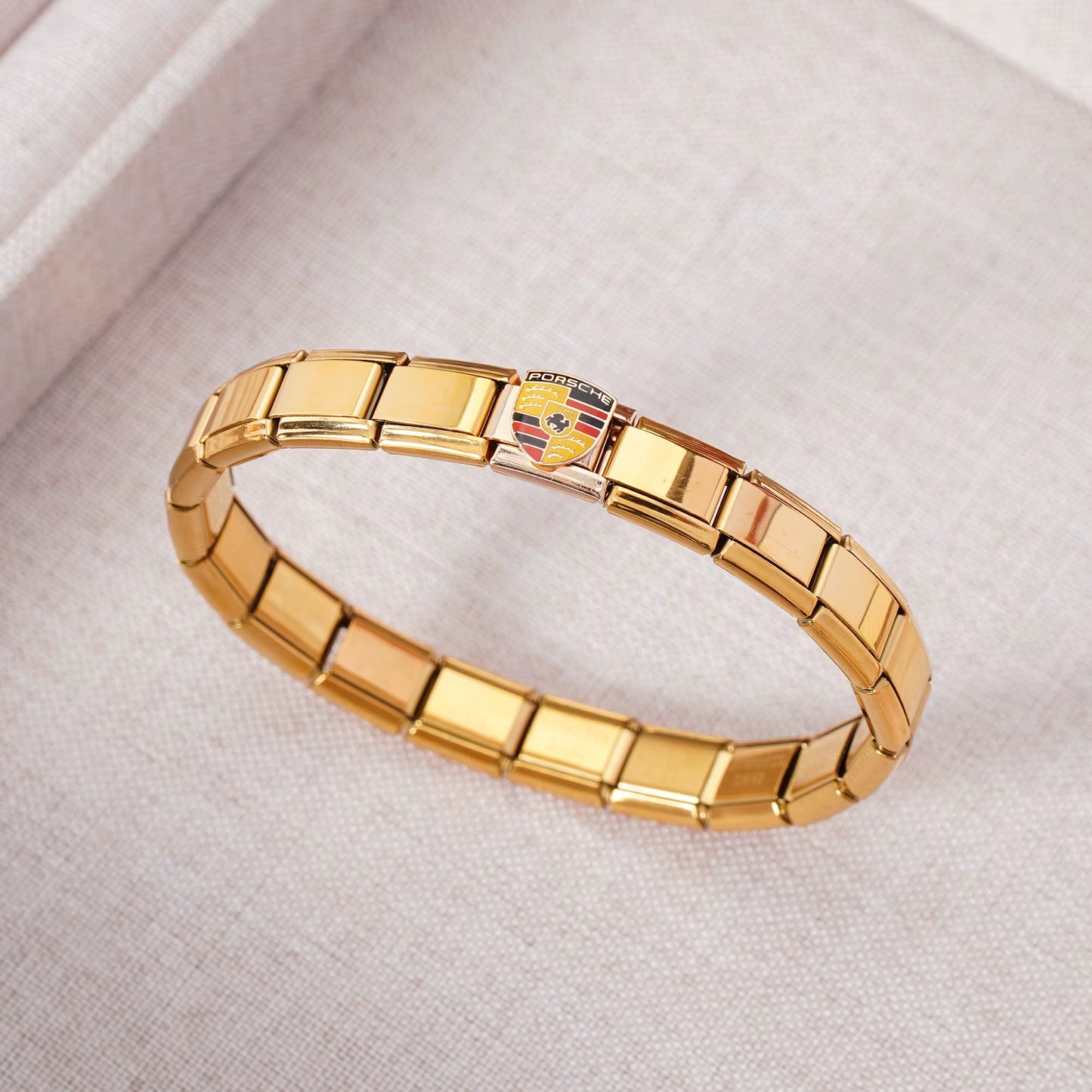 Luxury Non-Tarnish Car Logo Link Charm Bracelet